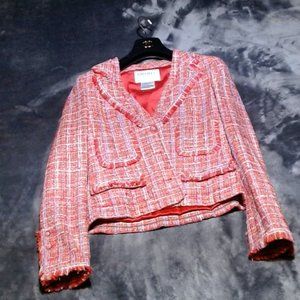 CHANEL - Red Tweed Jacket